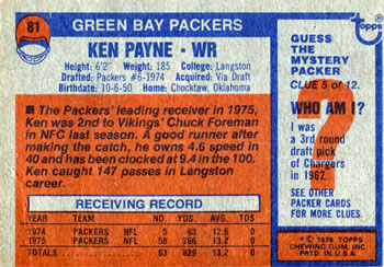 Card back