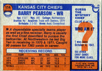 Card back