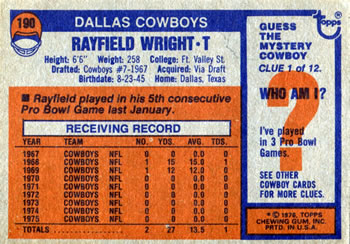 Card back