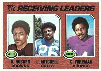 1975 Receiving Leaders (Reggie Rucker / Lydell Mitchell / Chuck Foreman) LL