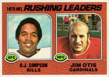 1975 Rushing Leaders (O.J. Simpson / Jim Otis) LL