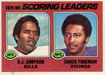 1975 Scoring Leaders (O.J. Simpson / Chuck Foreman) LL