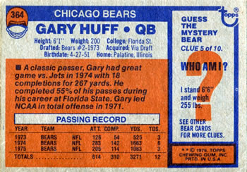 Card back