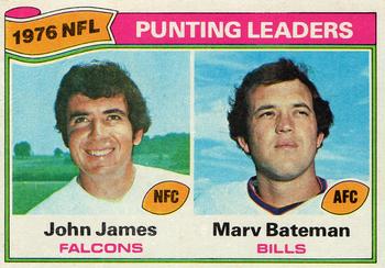 1976 Punting Leaders (John James / Marv Bateman)