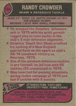 Card back