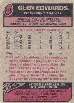 Card back