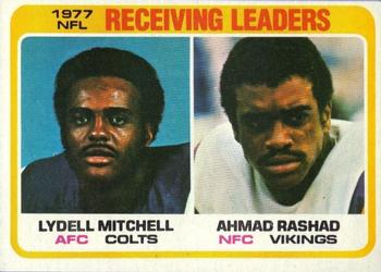 1977 Receiving Leaders (Lydell Mitchell / Ahmad Rashad)