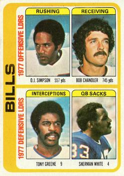 O.J. Simpson / Bob Chandler / Tony Greene / Sherman White TL, CL