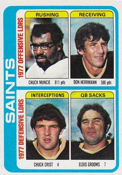 Chuck Muncie / Don Herrmann / Chuck Crist / Elois Grooms