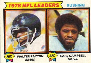 1978 NFL Leaders: Rushing (Walter Payton / Earl Campbell)