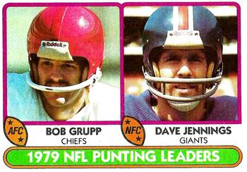 1979 Punting Leaders - Bob Grupp / Dave Jennings