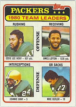 Eddie Lee Ivery / James Lofton / Johnnie Gray / Mike Butler