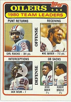 Carl Roaches / Mike Barber / Jack Tatum / Jesse Baker / Robert Brazile