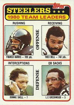 Franco Harris / Theo Bell / Donnie Shell / L.C. Greenwood
