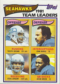 Theotis Brown / John Harris / Steve Largent / Jacob Green
