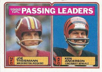1982 Passing Leaders - Joe Theismann / Ken Anderson