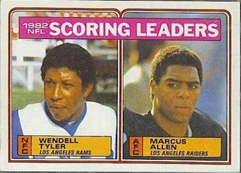 1982 Scoring Leaders - Wendell Tyler / Marcus Allen