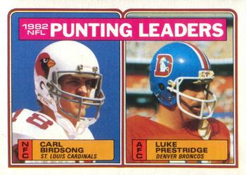 1982 Punting Leaders - Carl Birdsong / Luke Prestridge