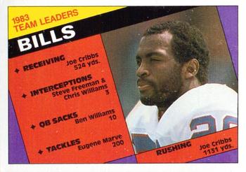 Bills Team Leaders - Joe Cribbs
