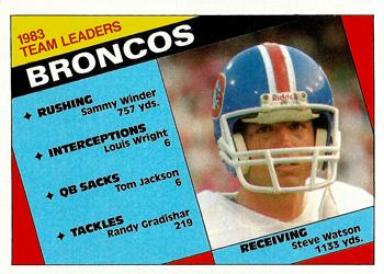 Broncos Team Leaders - Steve Watson