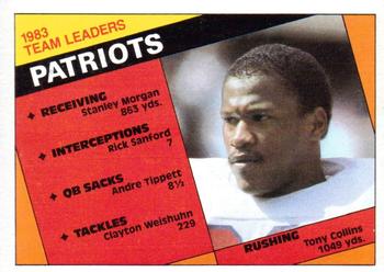 Patriots Team Leaders - Tony Collins