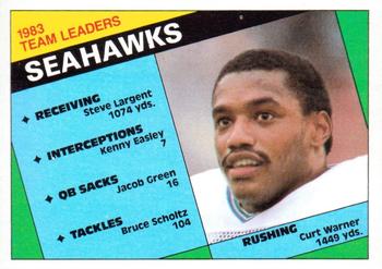 Seahawks Team Leaders - Curt Warner
