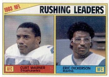 1983 Rushing Leaders (Curt Warner / Eric Dickerson)