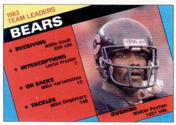 Bears Team Leaders - Walter Payton