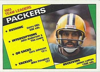 Packers Team Leaders - James Lofton