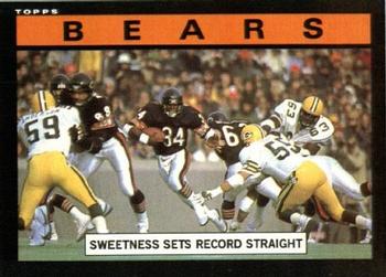 Bears Team Leaders (Sweetness Sets Record Straight)