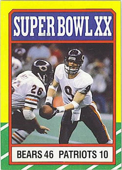 Super Bowl XX - Jim McMahon / Matt Suhey SBXX
