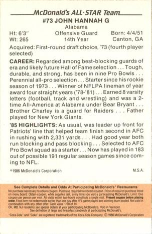 Card back