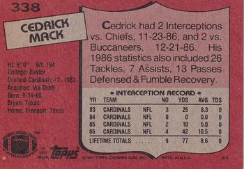 Card back
