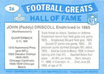 Card back
