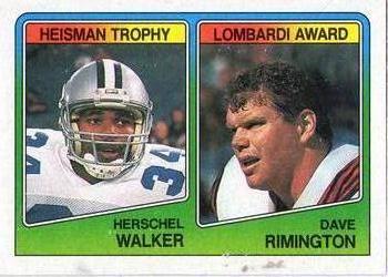 Herschel Walker / Dave Rimington