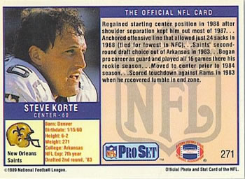 Card back