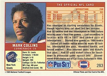 Card back