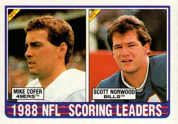 1988 NFL Scoring Leaders (Mike Cofer / Scott Norwood)