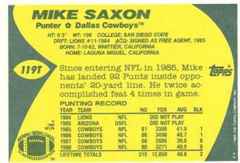 Card back