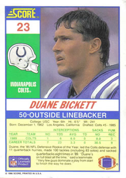 Card back