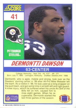Card back