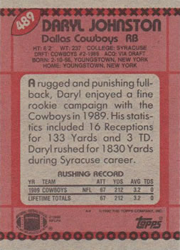 Card back