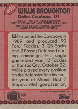 Card back