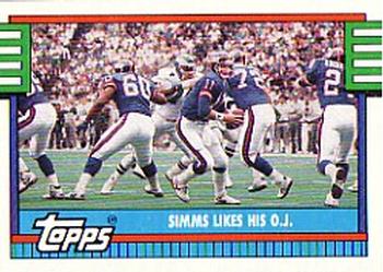 Simms Likes His O.J.