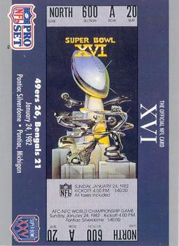 SB XVI Ticket SBXVI