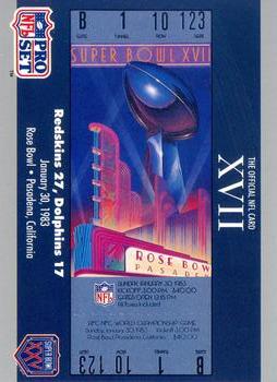 SB XVII Ticket SBXVII