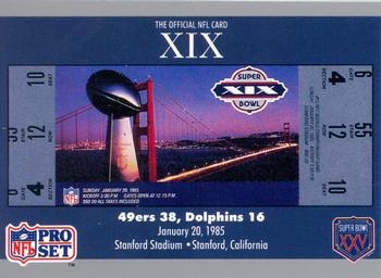 SB XIX Ticket SBXIX
