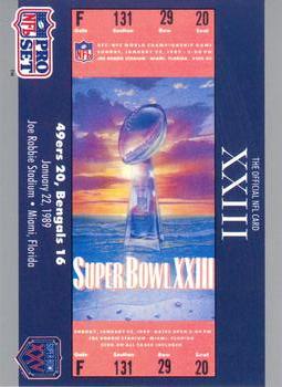 SB XXIII Ticket SBXXIII