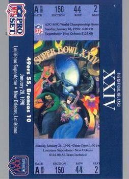 SB XXIV Ticket SBXXIV