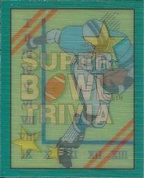 Super Bowl Trivia TRIV